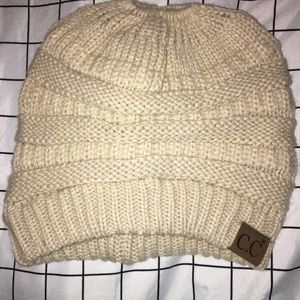 Tan beanie